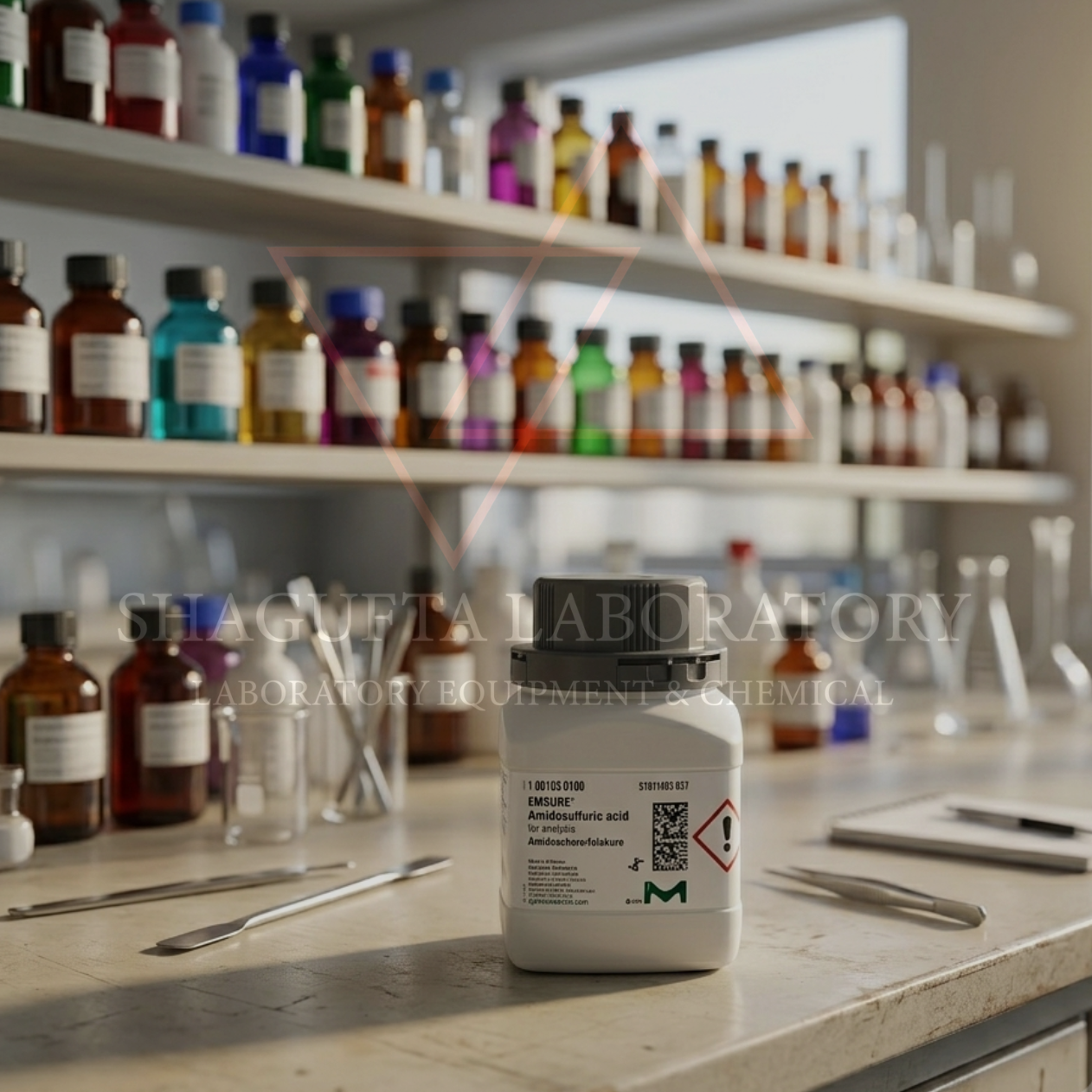AMIDOSULFURIC ACID MERCK 100103 (SULFAMIC ACID) EMSURE® FOR ANALYSIS 100gram