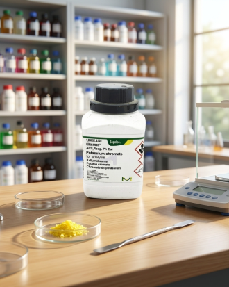 Potassium Chromate (Kalium Kromat) EMSURE® Merck Supelco 104952 merupakan bahan kimia analytical grade berkualitas tinggi untuk kebutuhan laboratorium, penelitian, quality control, pendidikan, dan industri. Memenuhi standar ACS dan Reag. Ph Eur untuk aplikasi analisis kimia profesional dengan akurasi tinggi.