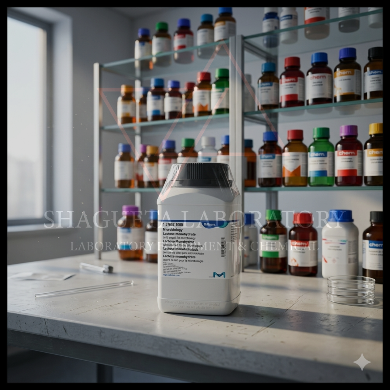 Lactose Monohydrate Merck 107657 Microbiology Grade – Laktosa Monohidrat 25GR (REPACK)