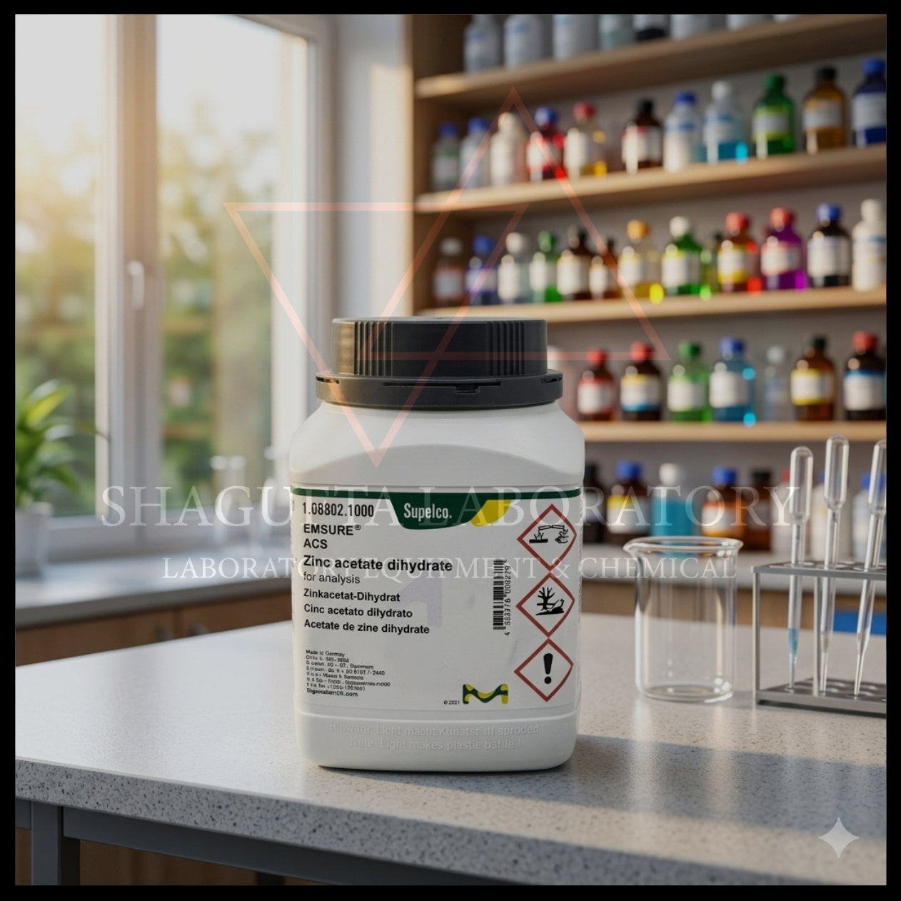 Zinc Acetate Dihydrate Merck 108802 – Zinc Acetate Dihydrate for Analysis 15GR (REPACK)