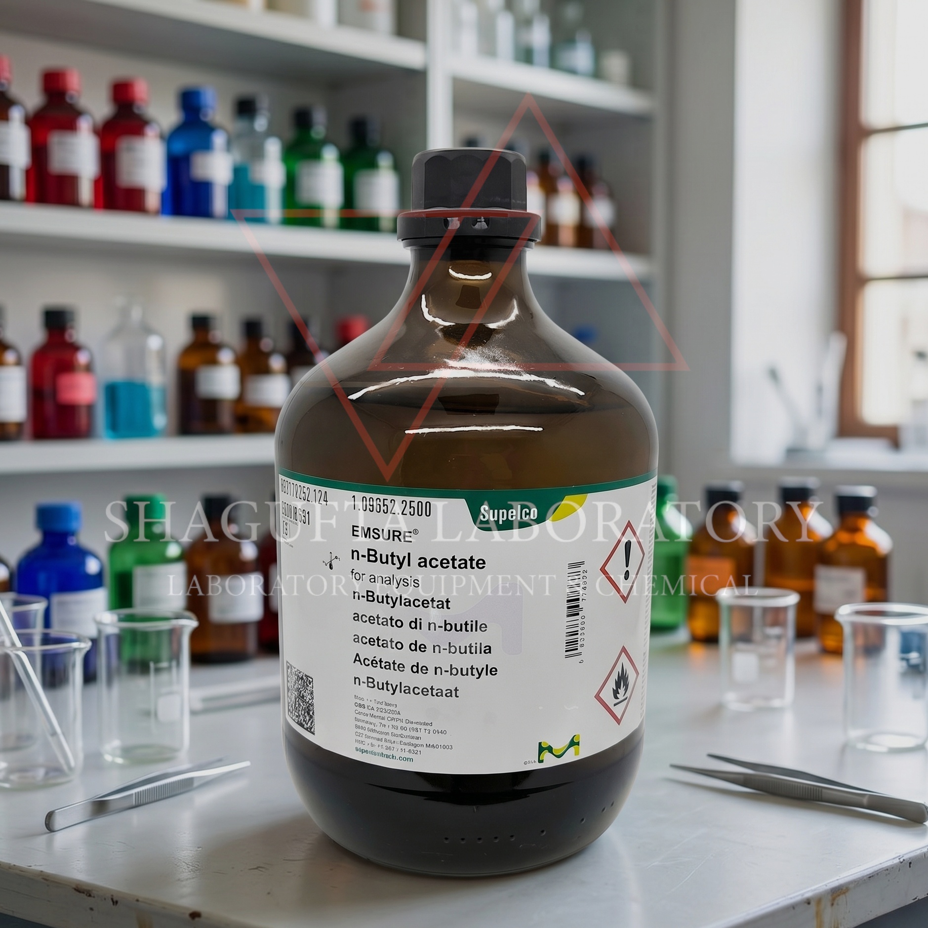EMSURE n-Butyl Acetate 1096522500 Merck – n-Butylacetate for Analysis 2.5L Reagent Grade Laboratorium