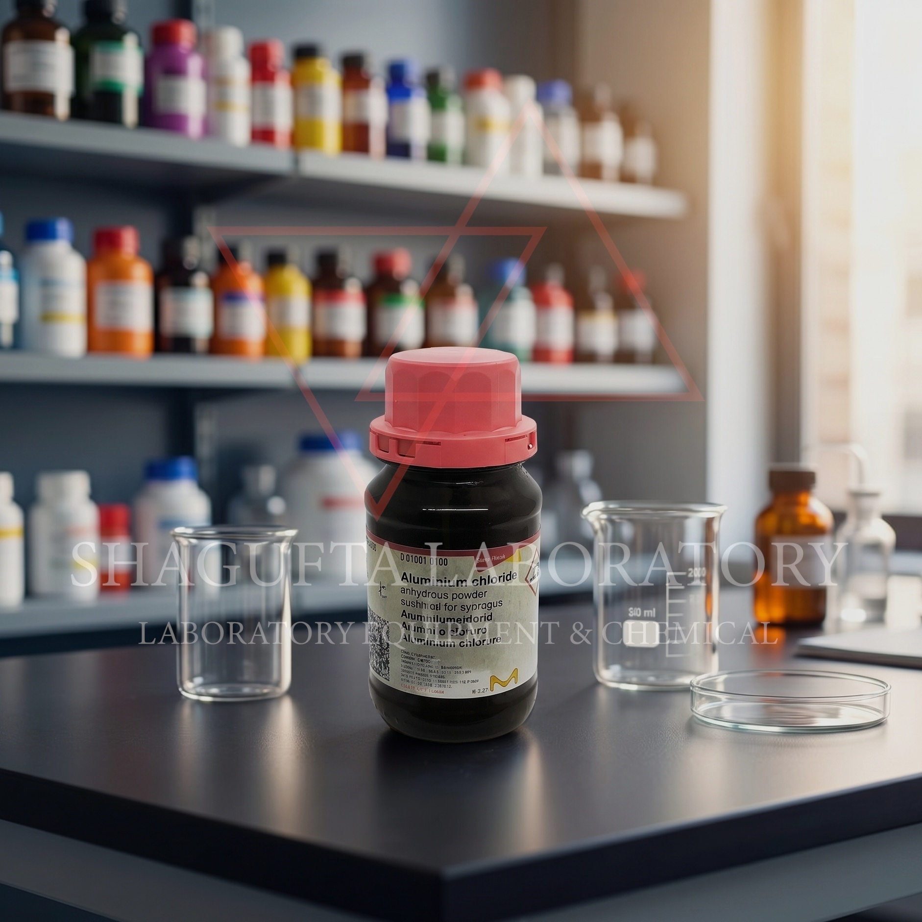 Aluminium Chloride Anhydrous Powder Sigma-Aldrich 100GR 801081 | Aluminium Klorida Anhidrat Laboratorium