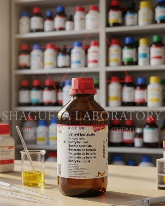 Benzyl Benzoate for Synthesis merupakan bahan kimia laboratory grade berkualitas tinggi untuk kebutuhan sintesis organik, formulasi, penelitian, quality control, dan aplikasi industri. Cocok digunakan pada laboratorium kimia, penelitian farmasi, pendidikan, kosmetik, dan industri manufaktur.