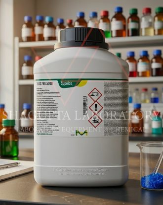 Copper(II) Sulfate Pentahydrate EMSURE® ACS Merck Supelco 5 Kg adalah bahan kimia analytical grade berkualitas tinggi untuk kebutuhan laboratorium, penelitian, quality control, pendidikan, dan aplikasi industri. Produk ini memiliki kemurnian tinggi dan cocok digunakan untuk analisis kimia, preparasi reagen, sintesis senyawa tembaga, dan aplikasi industri skala besar.