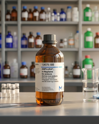 n-Heptane EMSURE Reag. Ph Eur Supelco 50ML Merck untuk Analisis Laboratorium (REPACK)