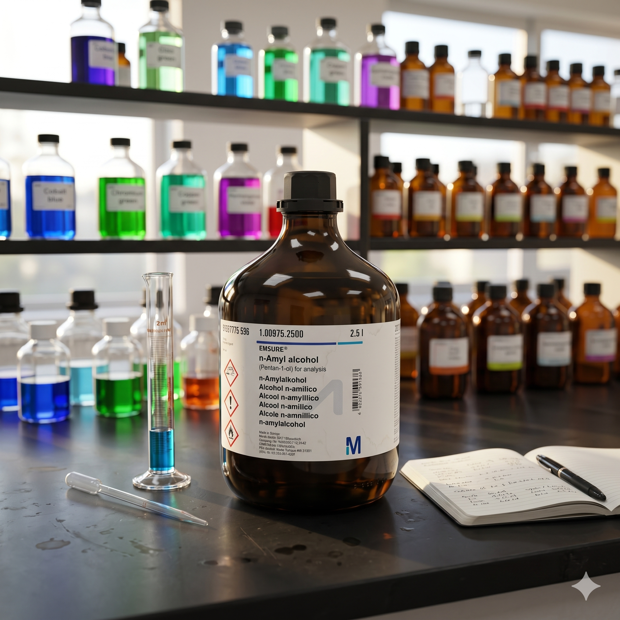 n-Amyl Alcohol EMSURE Merck 2.5 Liter – Pentan-1-ol Analytical Grade untuk Laboratorium