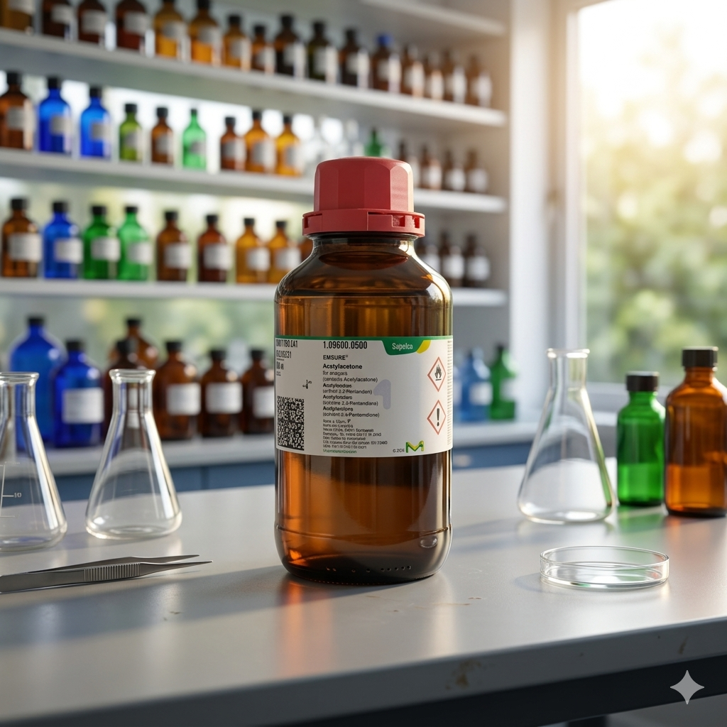 Supelco EMSURE Acetylacetone 109600.0500 for Analysis | Acetylacetone Laboratory Reagent 50ML (REPACK)