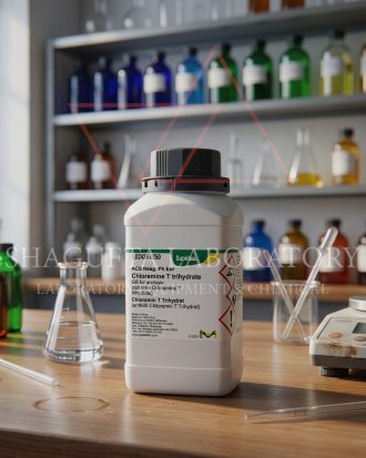 Chloramine T Trihydrate kualitas GR for Analysis dari Supelco Merck dengan standar ACS, Reag. Ph Eur. Cocok digunakan untuk laboratorium analitik, penelitian, quality control, pendidikan, dan aplikasi industri kimia. Memiliki stabilitas tinggi dan kemurnian optimal untuk kebutuhan analisis laboratorium profesional.