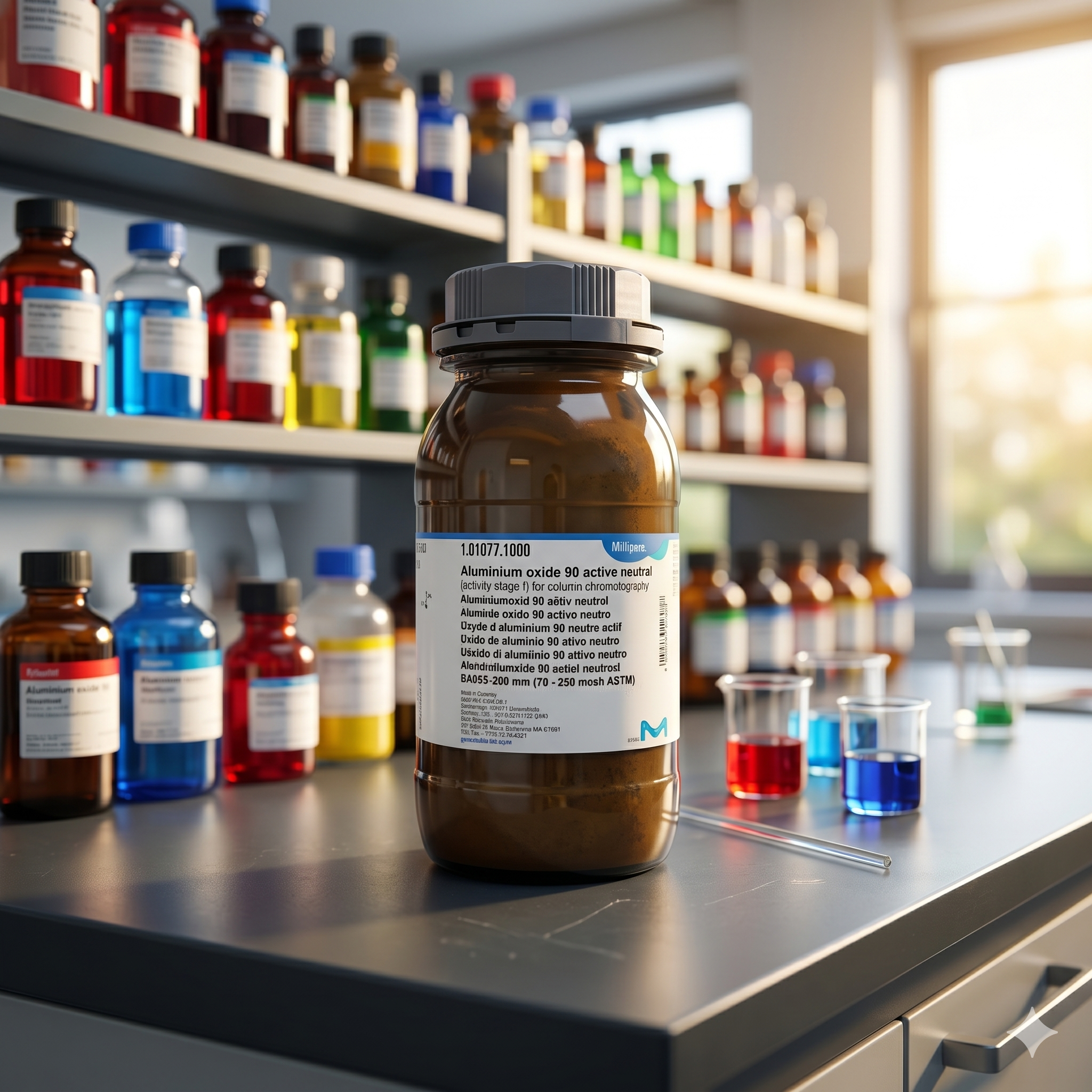 Aluminium Oxide 90 Active Neutral Merck 101077 – Alumina for Column Chromatography Original