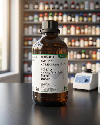 Ethanol Absolute EMSURE® Merck 1L – Ethanol for Analysis ACS ISO Reag Ph Eur Original