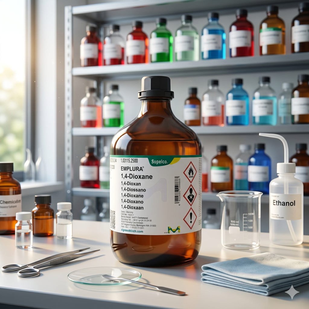 1,4-Dioxane EMPLURA Supelco Merck 2.5L untuk Laboratorium & Research