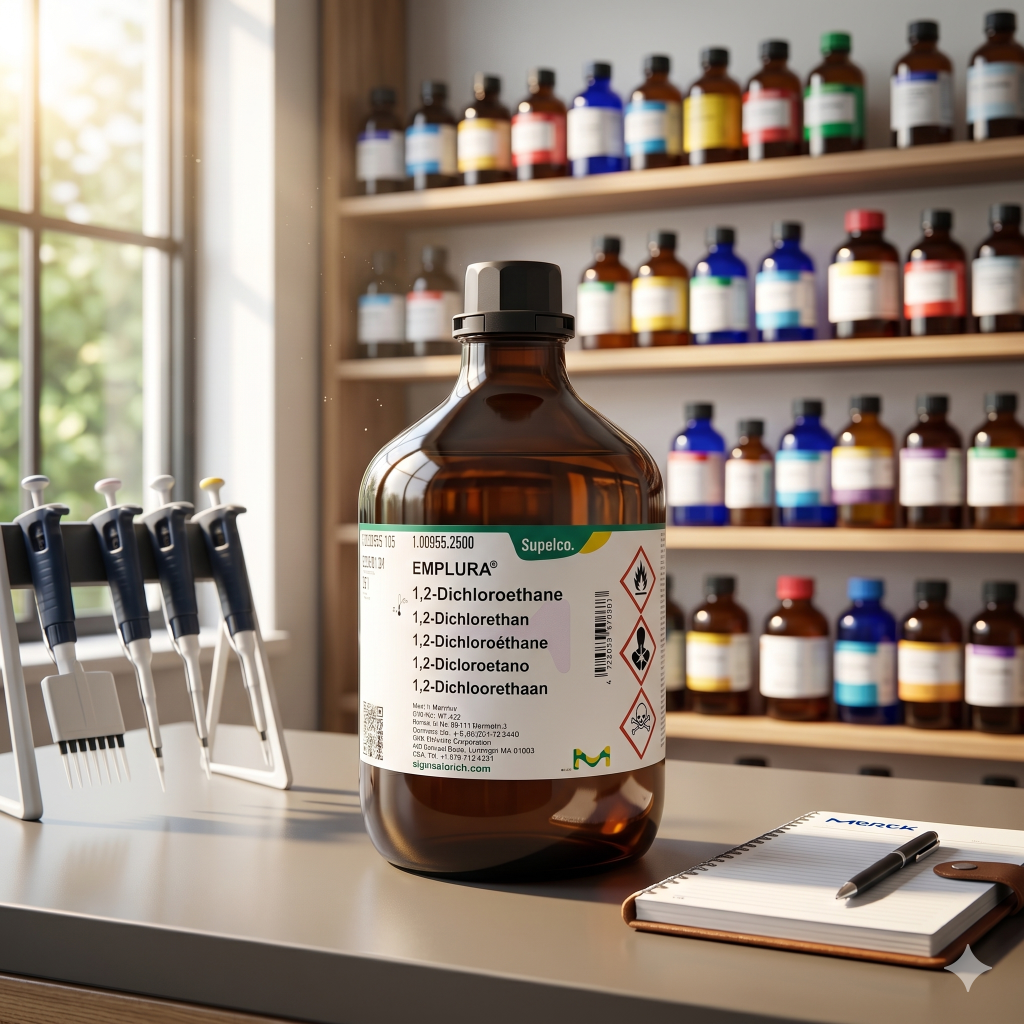 1,2-Dichloroethane EMPLURA Merck 2.5 Liter – Ethylene Dichloride untuk Laboratorium & Industri