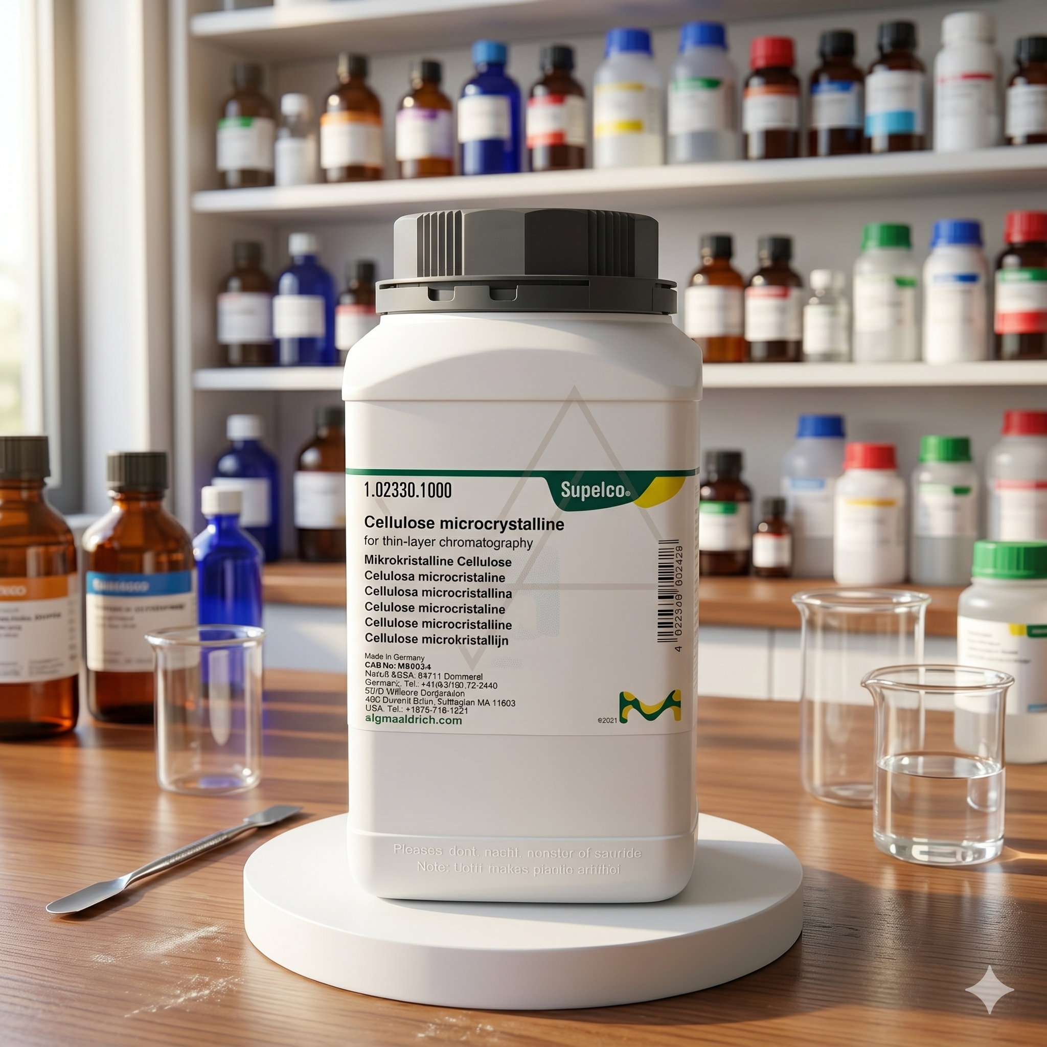 Cellulose Microcrystalline for Thin-Layer Chromatography Merck/Supelco 102330 1GR | Media TLC Laboratorium (REPACK)