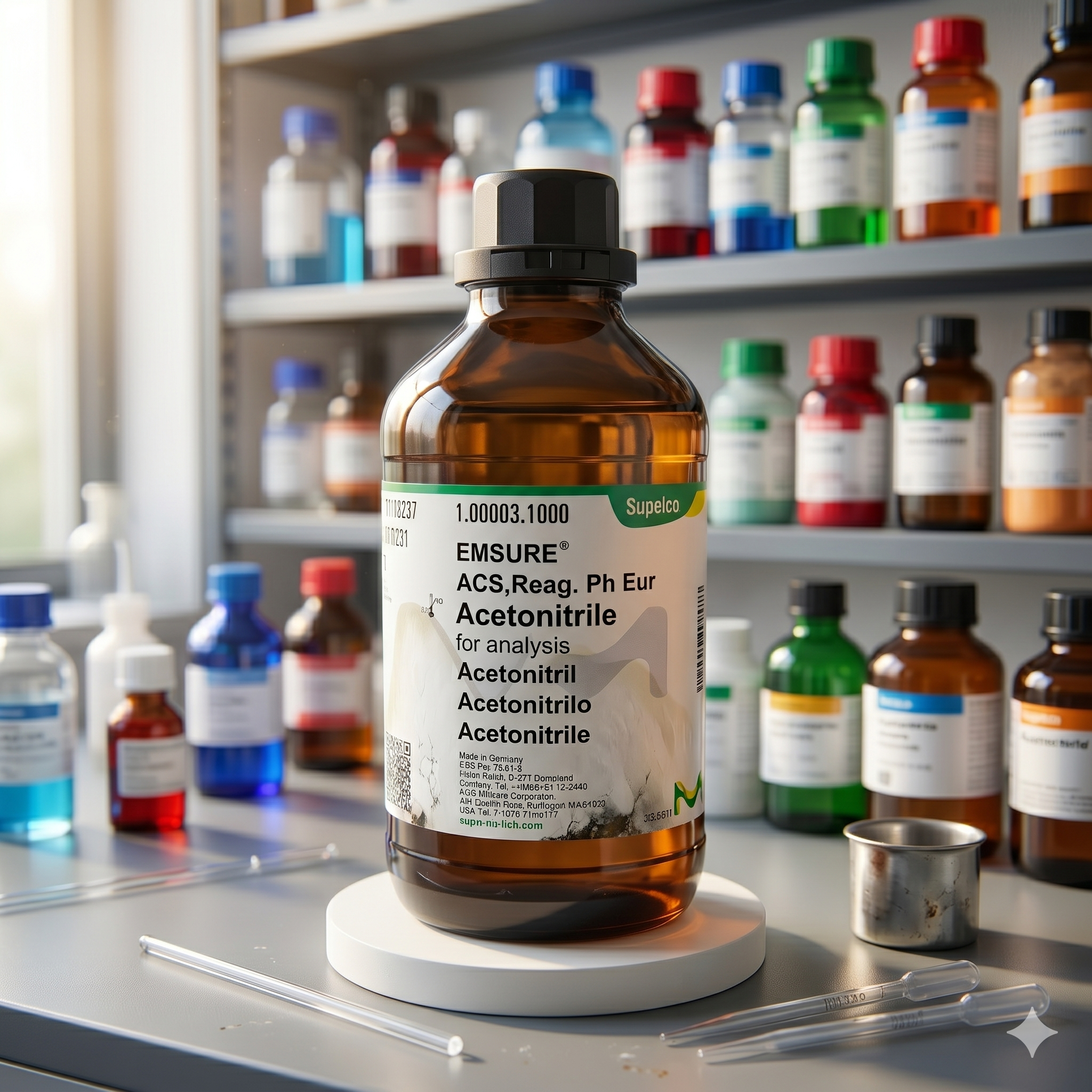 1-Propanol EMSURE® ACS Reag. Ph Eur merupakan pelarut kimia berkualitas analytical grade dengan tingkat kemurnian tinggi untuk kebutuhan laboratorium, penelitian, quality control, pendidikan, serta aplikasi industri. Cocok digunakan untuk analisis laboratorium, preparasi sampel, sintesis kimia, dan aplikasi instrumental.