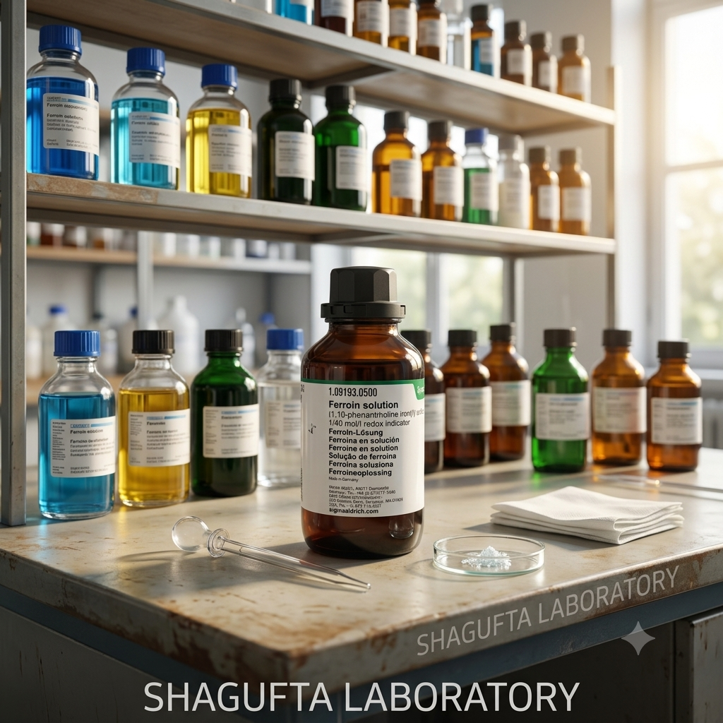 Supelco Ferroin Solution 1.09193.0500 – Redox Indicator 1/40 mol/L untuk Titrasi Laboratorium 10ML (REPACK)