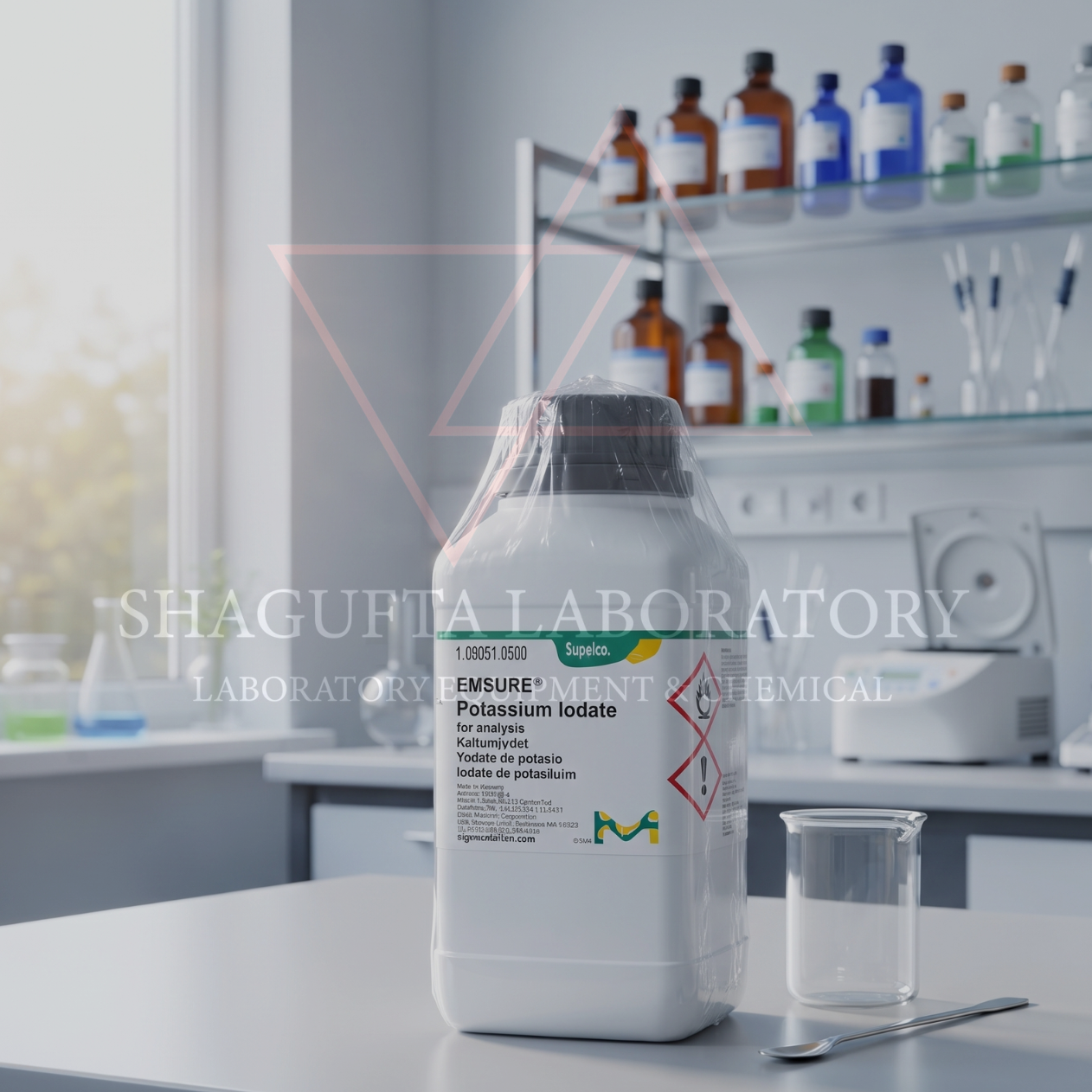 Potassium Nitrite 250GR Katalog 105067 – Kalium Nitrit EMSURE® ACS / KNO₂ for Analysis | SHAGUFTA LABORATORY