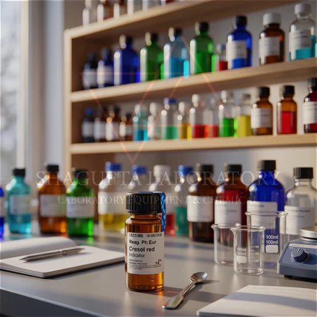 Cresol Red 5GR Katalog 105225 – pH Indicator Reag. Ph. Eur. / o-Cresolsulfonphthalein | SHAGUFTA LABORATORY