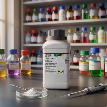 Merck Tin(IV) Oxide 107818 10GR – Stannic Oxide / Timah(IV) Oksida / Tin Dioxide (SnO₂) Laboratory Grade (REPACK)
